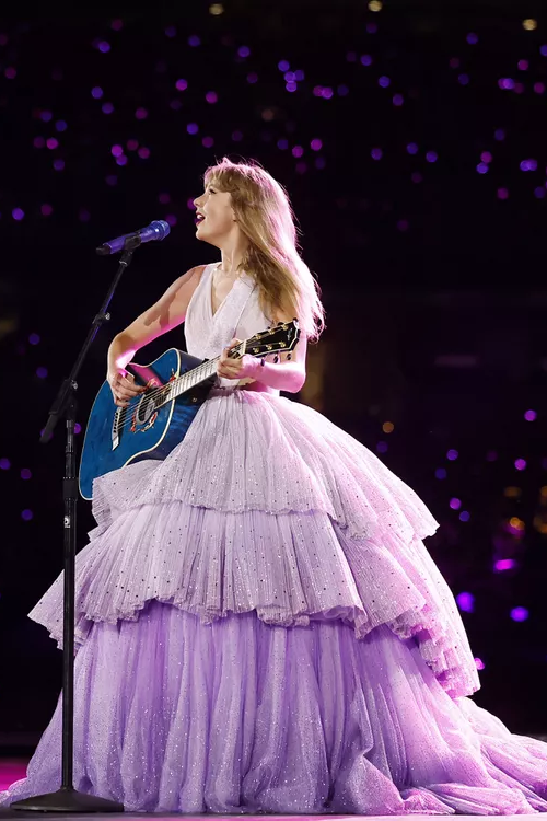 Taylor Swift The Eras Tour Gradient Purple Ball Gown, Gorgeous Long Pr – Berryera