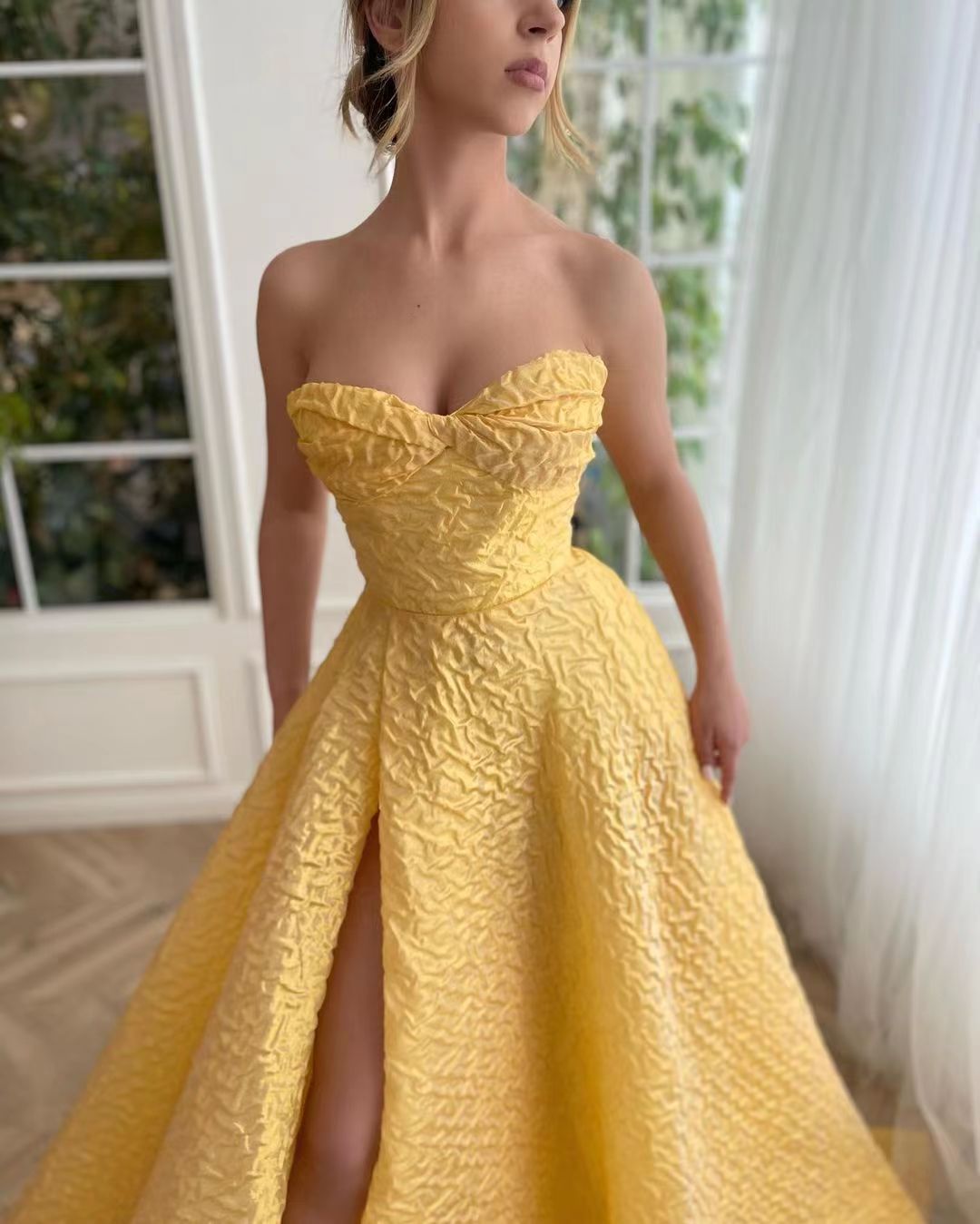 Strapless A-line Long Prom Dresses, Newest 2023 Long Prom Dresses, Girl Graduation Couture Dresses