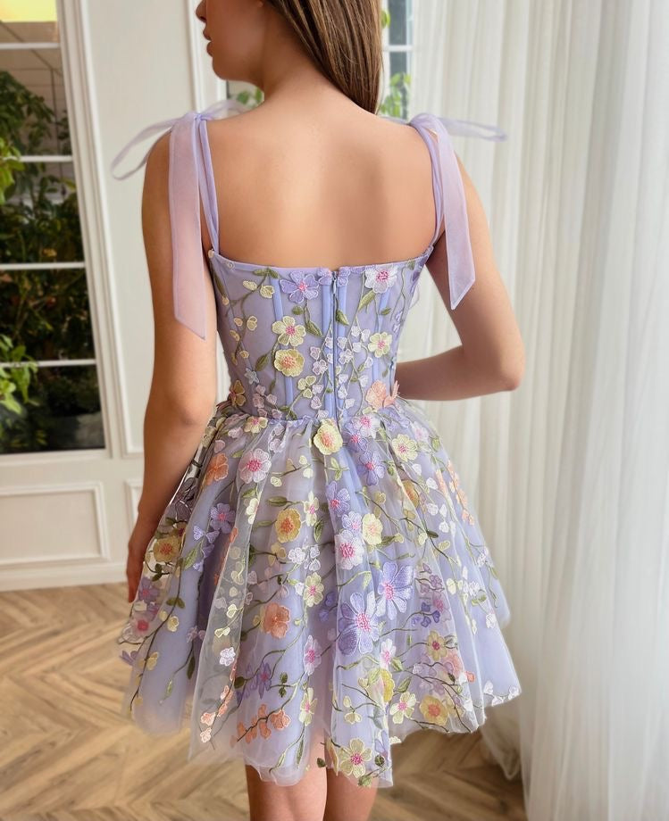 Appliques Elegant Girl Summer Dresses, Newest 2023 Prom Dresses, Mini Homecoming Party Dresses