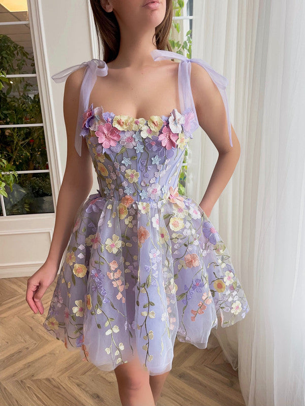 Appliques Elegant Girl Summer Dresses, Newest 2023 Prom Dresses, Mini Homecoming Party Dresses