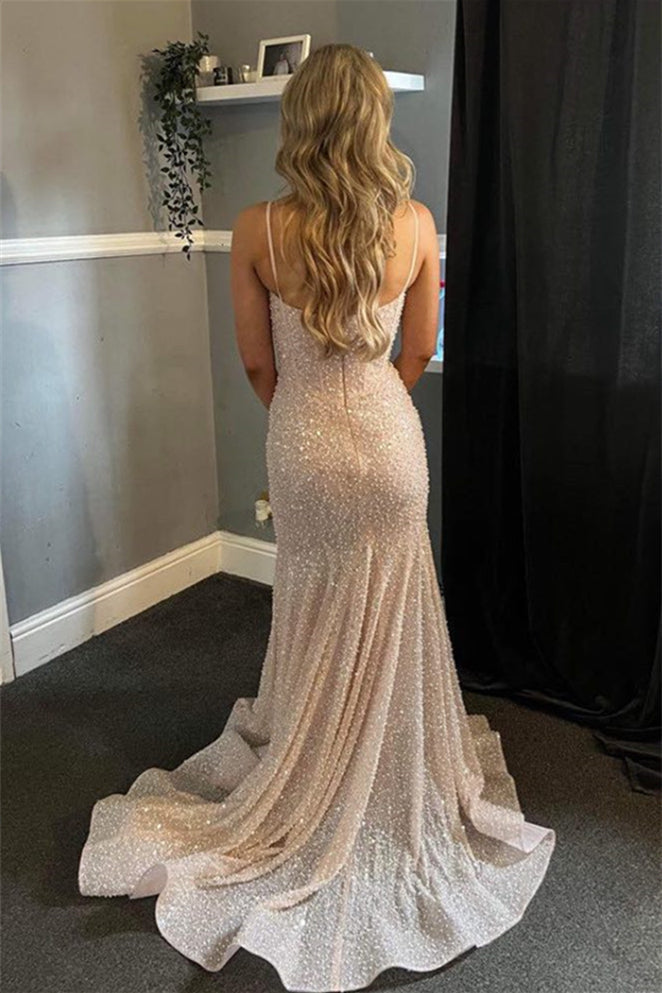 Sequins Mermaid Simple Wedding Guest Dresses, Newest 2024 Long Prom Dresses, Fashion Evening Party Dresses