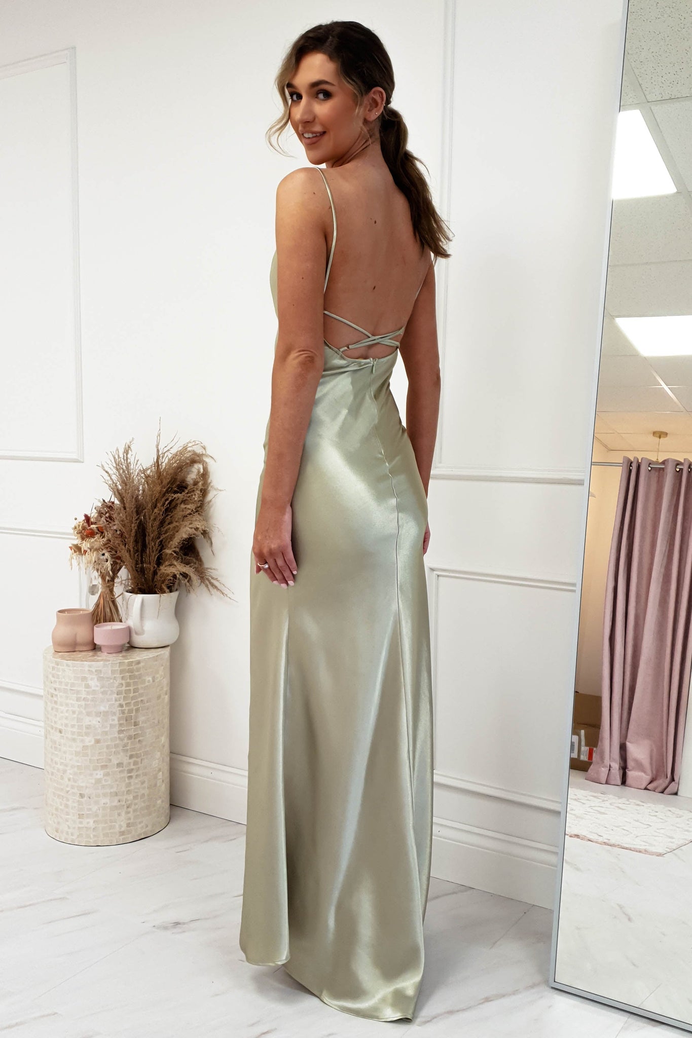 Spaghetti Straps Simple Bridesmaid Dresses, Newest 2024 Long Prom Dresses, Wedding Guest Dresses