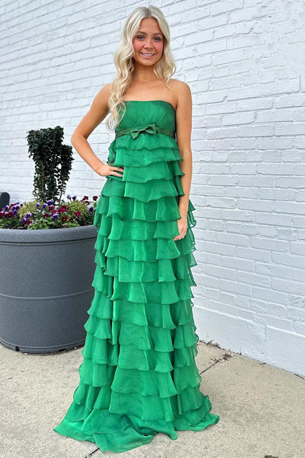 Strapless A-line Wedding Guest Dresses, Newest 2024 Long Prom Dresses, Berryera Strapless A-line Wedding Guest Dresses, Newest 2024 Long Prom Dresses, Berryera