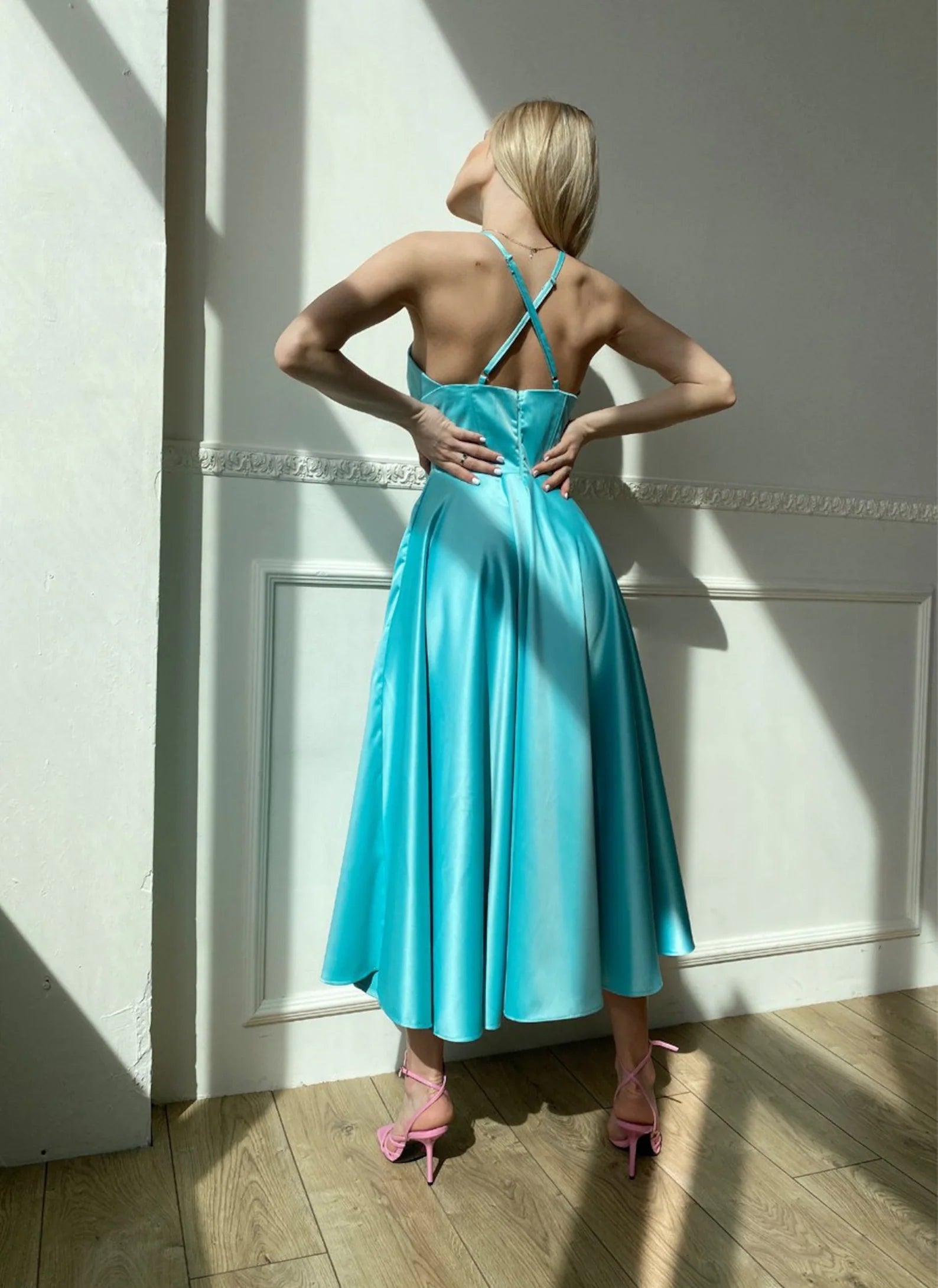 Evening Party Prom Dresses, Simple Newest Long Prom Dresses, A-line Bridesmaid Dresses