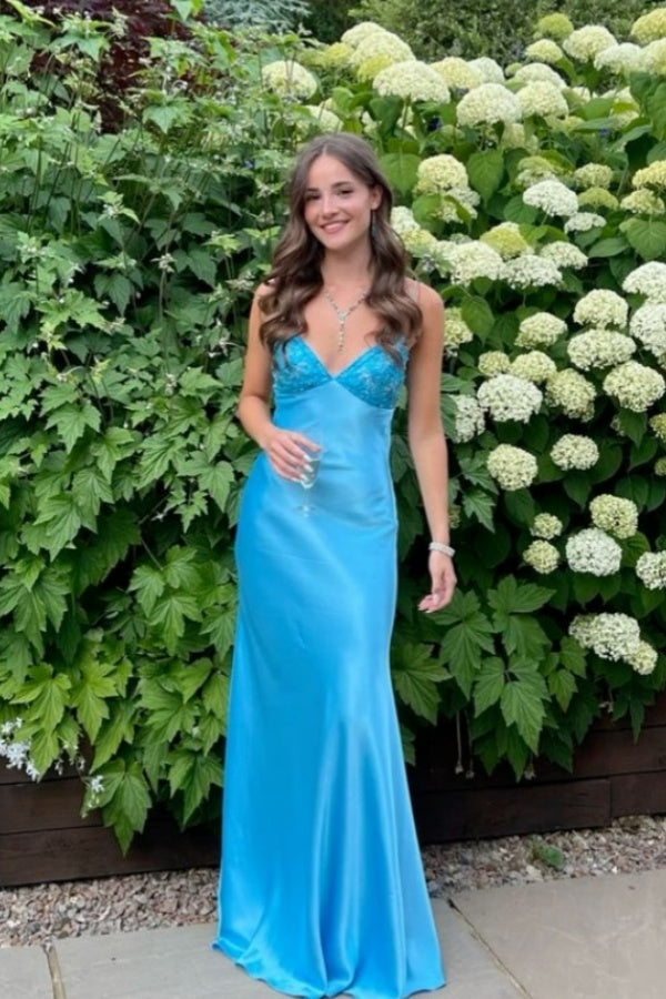 V-neck Newest Long Prom Dresses, Evening Party Prom Dresses, Wedding Bridesmaid Dresses