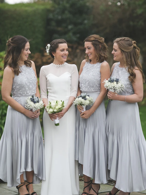 Sleeveless Popular Long Wedding Guest Dresses,2020 Long Bridesmaid Dresses