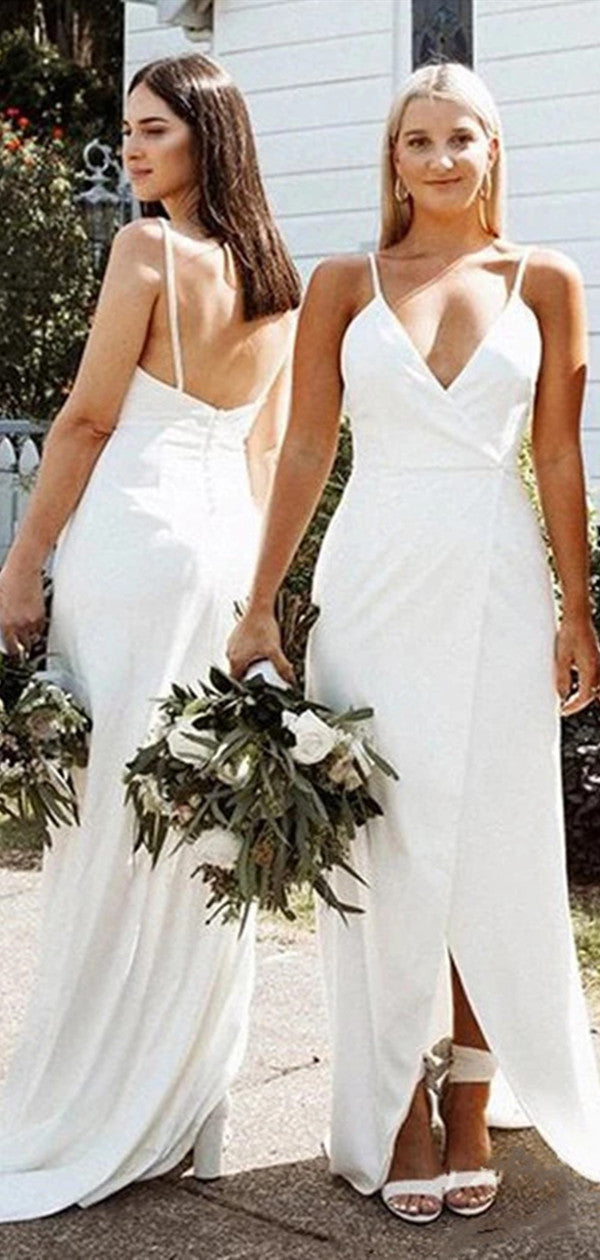 Spaghetti Straps Popular Bridesmaid Dresses, 2020 Newest Bridesmaid Dresses