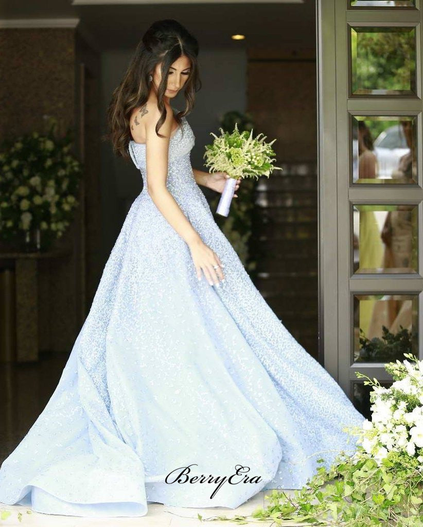 Popular A-line Wedding Dresses, Lace Elegant Bridal Gowns, 2020 Wedding Dresses