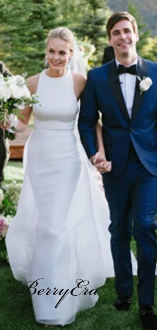 Fashion Unique Design Wedding Dresses, Popular Halter Wedding Dresses 2019