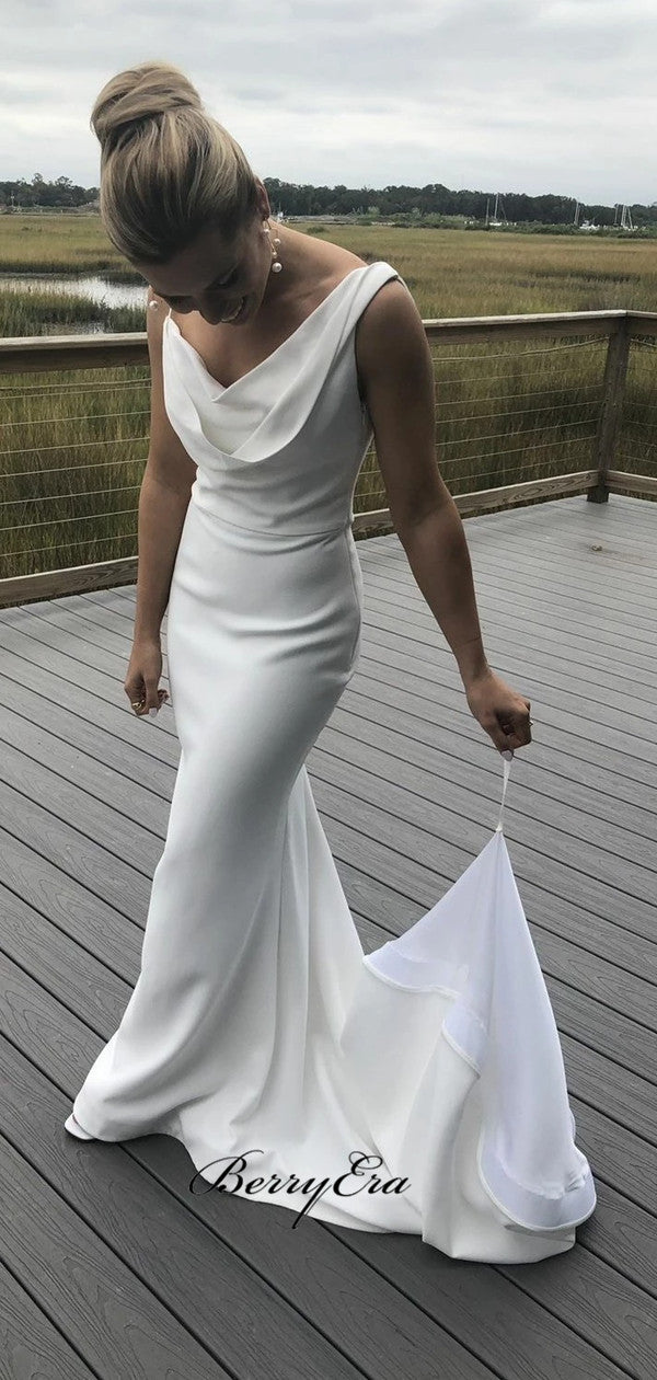 Unique Custom Design Wedding Dresses, Fashion Open Back Wedding Dresses