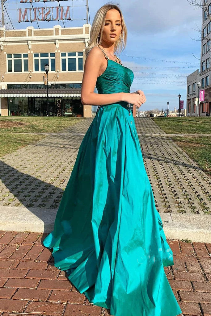 Evening Party Long Prom Dresses, 2020 Prom Dresses, Two Pieces Prom Dresses