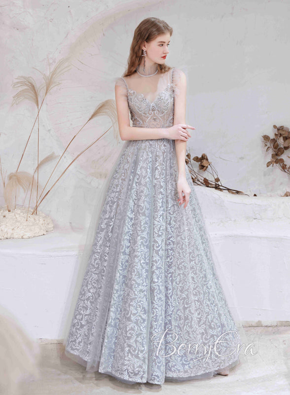 beaded prom dress 2023 Primavera Beaded-Fringe Long Prom Dress 4111 Peacock / 000