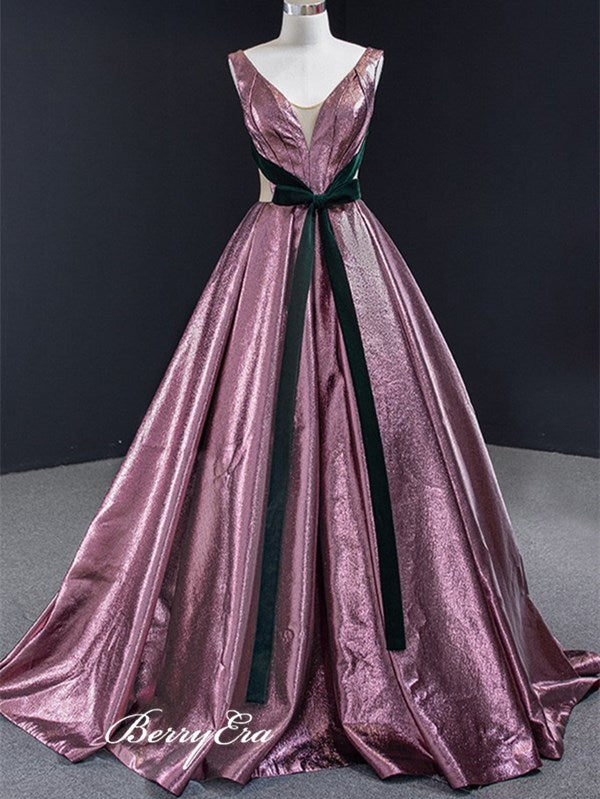 Long A-line Prom Dresses, School Party Prom Dresses, Newest Prom Dresses