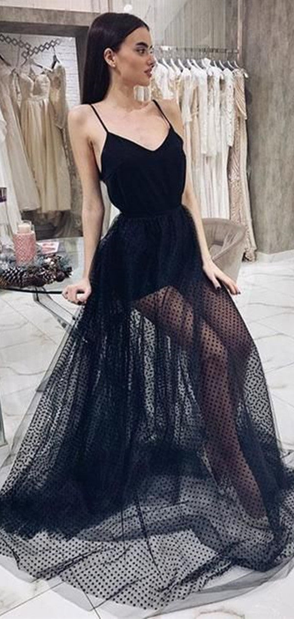 Cheap Newest Evening Party Long Prom Dresses, Simple School Party Prom Dresses