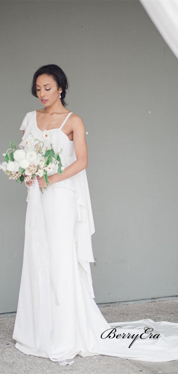 Modest Unique Design Wedding Dresses, Popular Bridal Gowns 2019, Wedding Dresses
