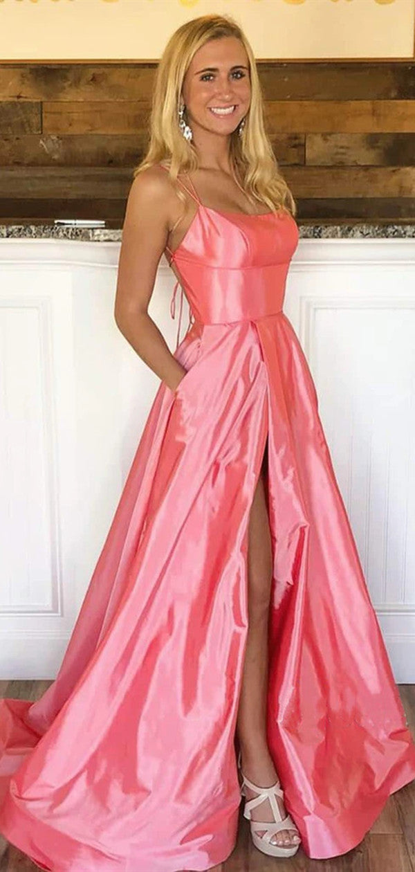 Popular 2020 Newest Long Prom Dresses, Evening Party A-line Long Prom Dresses