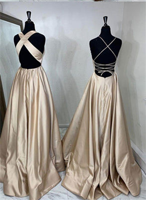 Simple Design Satin Prom Dresses, Long Prom Dresses, Affordable Prom Dresses