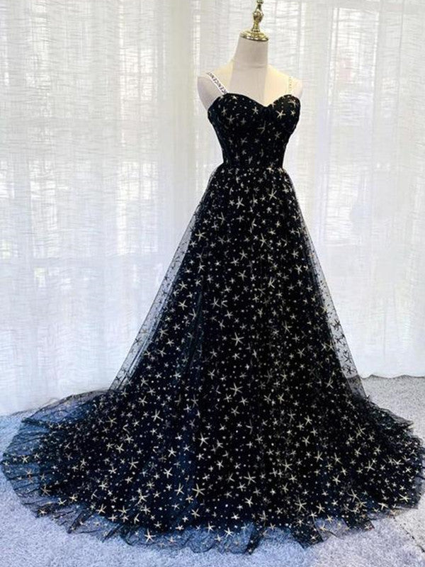 long homecoming dresses 2021 Fashion Sky Blue Beading Rhinestone Sequins Evening Dresses 2021 A-Line / Princess High Neck Sleeveless Floor-Length / Long Formal Dresses