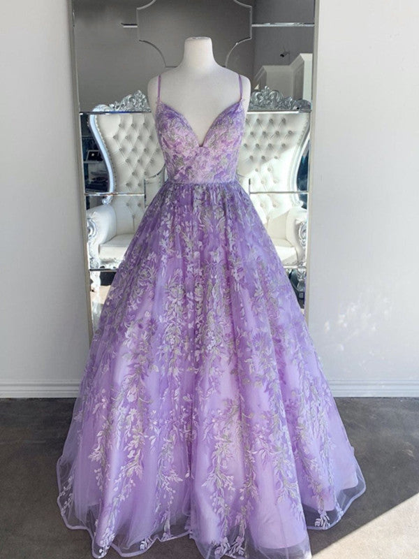 A-line Lace Elegant Popular Prom Dresses 2021, Purple Color Evening Pa Berryera A-line Lace Elegant Popular Prom Dresses 2021, Purple Color Evening Pa Berryera
