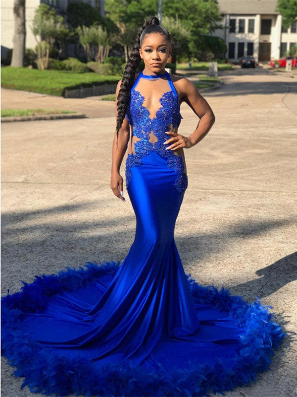 Royal Blue Sexy Lace Mermaid Long Prom Dress, New 2019 Party Dress Berryera Royal Blue Sexy Lace Mermaid Long Prom Dress, New 2019 Party Dress Berryera