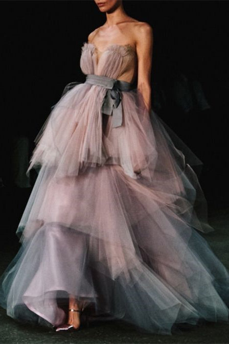 Lovely Fairy Blue Pink Tulle Prom Dresses, Layers of Tulle Prom Dresses, Ball Gown, A-line Prom Dresses, 2021 Prom Dresses