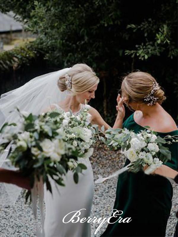 Off Shoulder Emerald Green Bridesmaid Dresses Berryera Off Shoulder Emerald Green Bridesmaid Dresses Berryera