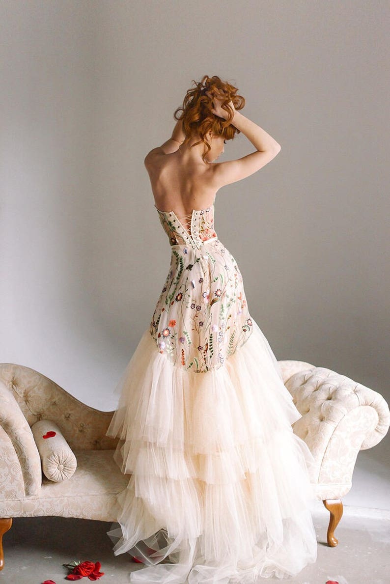 Sweetheart Floral Lace Wedding Dresses, Mermaid Wedding Dresses, Prom Berryera Sweetheart Floral Lace Wedding Dresses, Mermaid Wedding Dresses, Prom Berryera