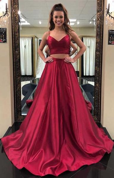 red color gown fashinable new style branded design in simple look new  stylist designer piece
