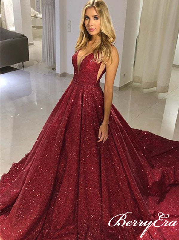 shiny red dresses Safuny Women's Maxi Bodycon Dress Solid Sequins Shiny Long Sleeve V Neck Elegant Cocktail Wedding Evening Party Trendy Dresses Holiday Red L, Size: